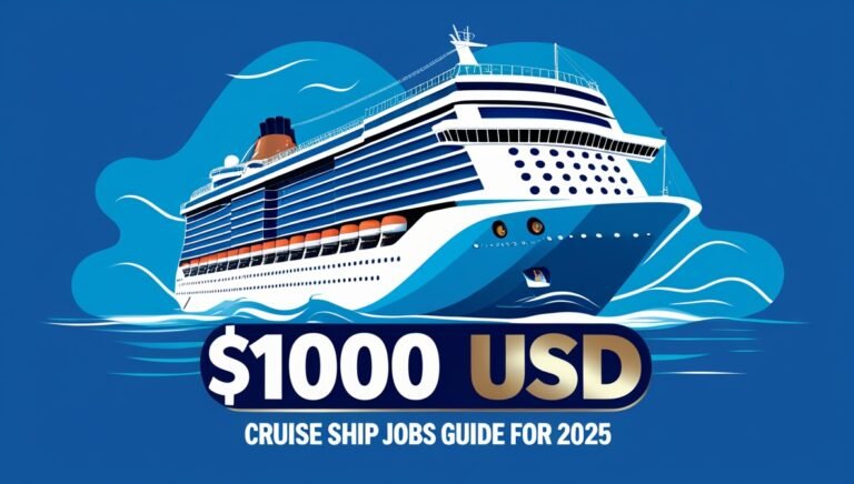 How to Go Cruise Ship? 1000 USD Salary- Cruise Ship Jobs Guide for 2025