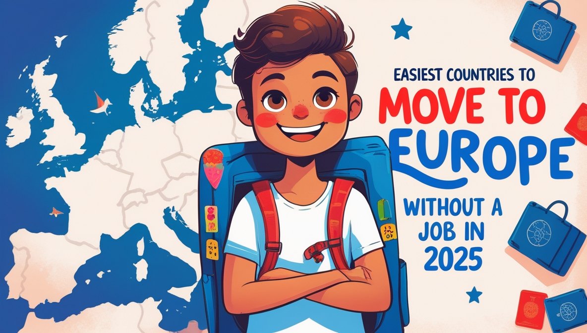 Easiest Countries To Move To Europe Without A Job in 2025