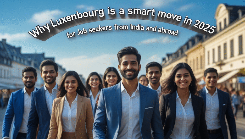 Why Luxembourg Is a Smart Move in 2025 for Job Seekers from India and Abroad