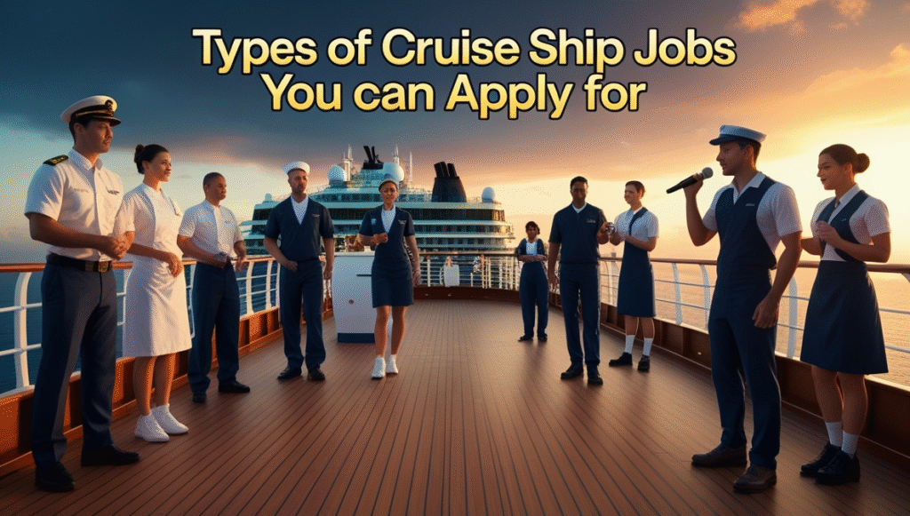 Types of Cruise Ship Jobs You Can Apply For