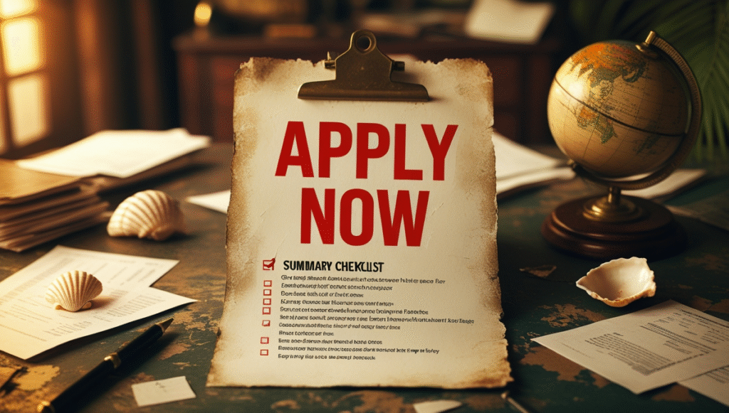 Checklist to Apply for Cruise Ship Jobs